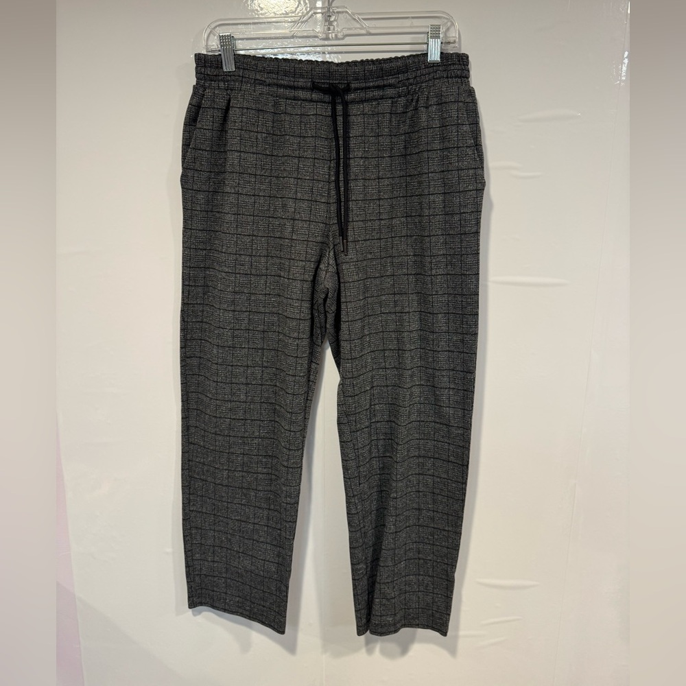 a new day Black and Gray Checkered Joggers sweatpants